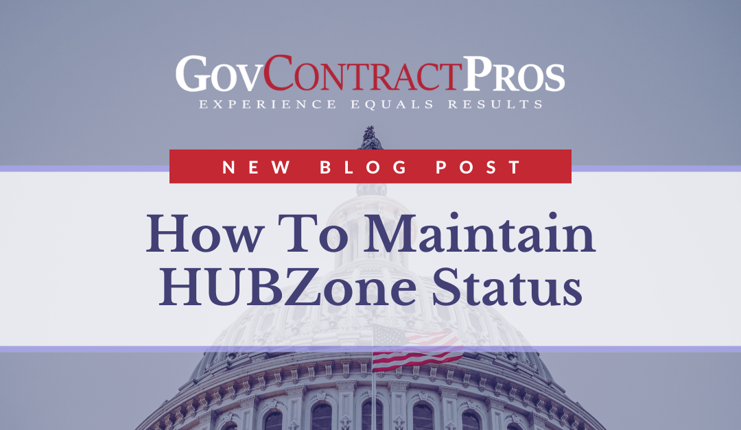 How To Maintain HUBZone Status